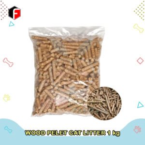 Pellet Kayu untuk Pet Litter / Cat Litter Kemasan 1 Kg